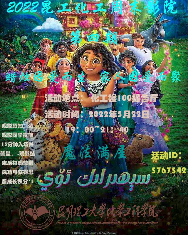 化工院开展“《魔法满屋》蜡烛因爱而生,家人因爱而聚”第四期周末影院活动-昆明理工大学化学工程学院